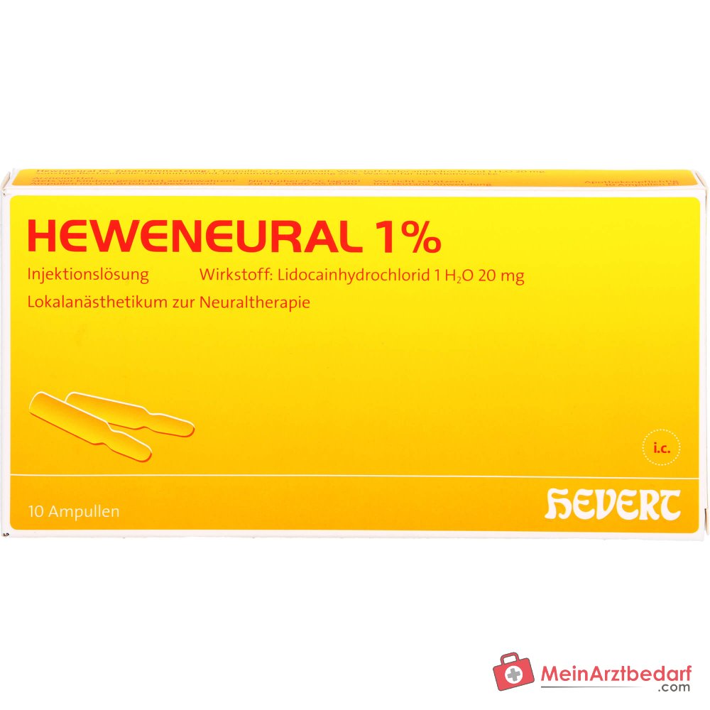 Hevert Heweneural 1% roztwór do wstrzykiwań, 100 x 2 ml