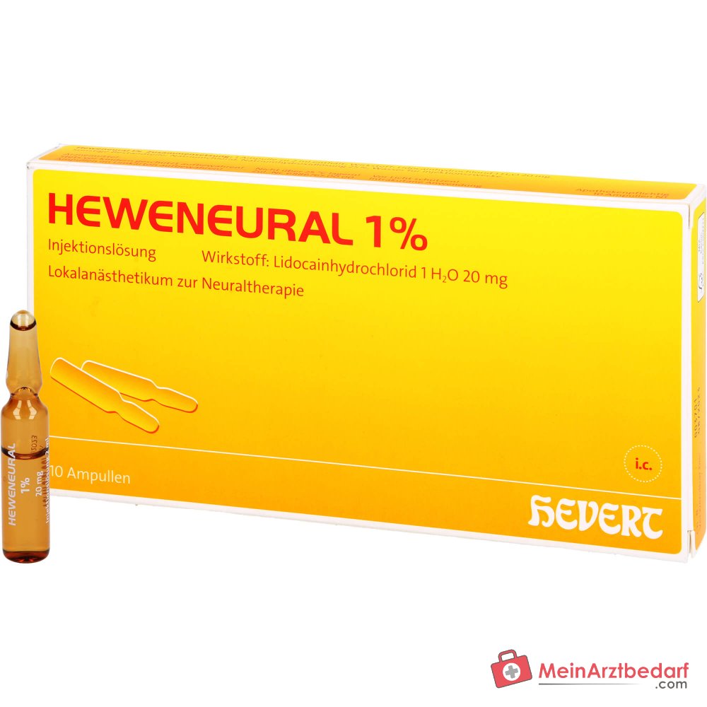 Hevert Heweneural 1% roztwór do wstrzykiwań, 100 x 2 ml