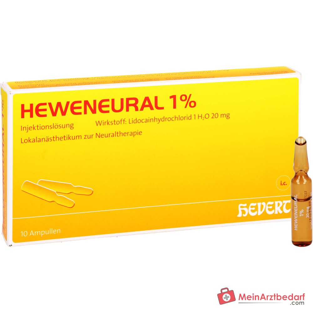 Hevert Heweneural 1% Injektionslösung, 100 x 2 ml