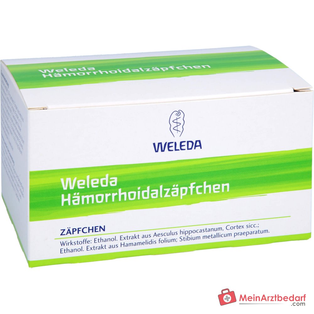 Weleda Hämorrhoidalzäpfchen Suppositorien, 50 St., 50 Stück