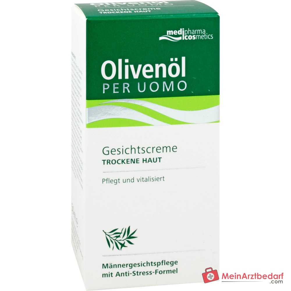 medipharma cosmetics Crème pour le visage Olivenöl Per Uomo, 50 ml