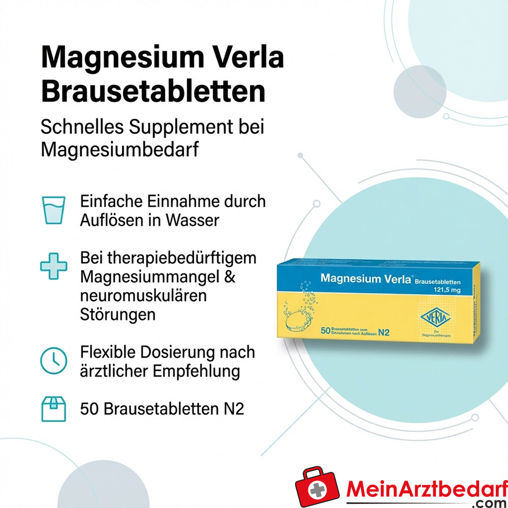 Verla Magnesium Effervescent Tabletki musujące lecznicze