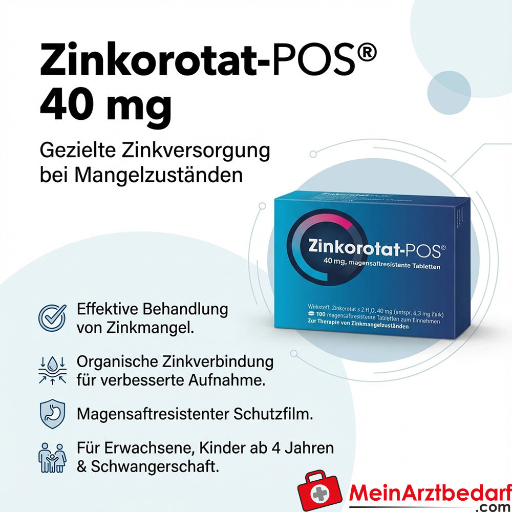Zinkorotat-POS 40 mg Tabletten