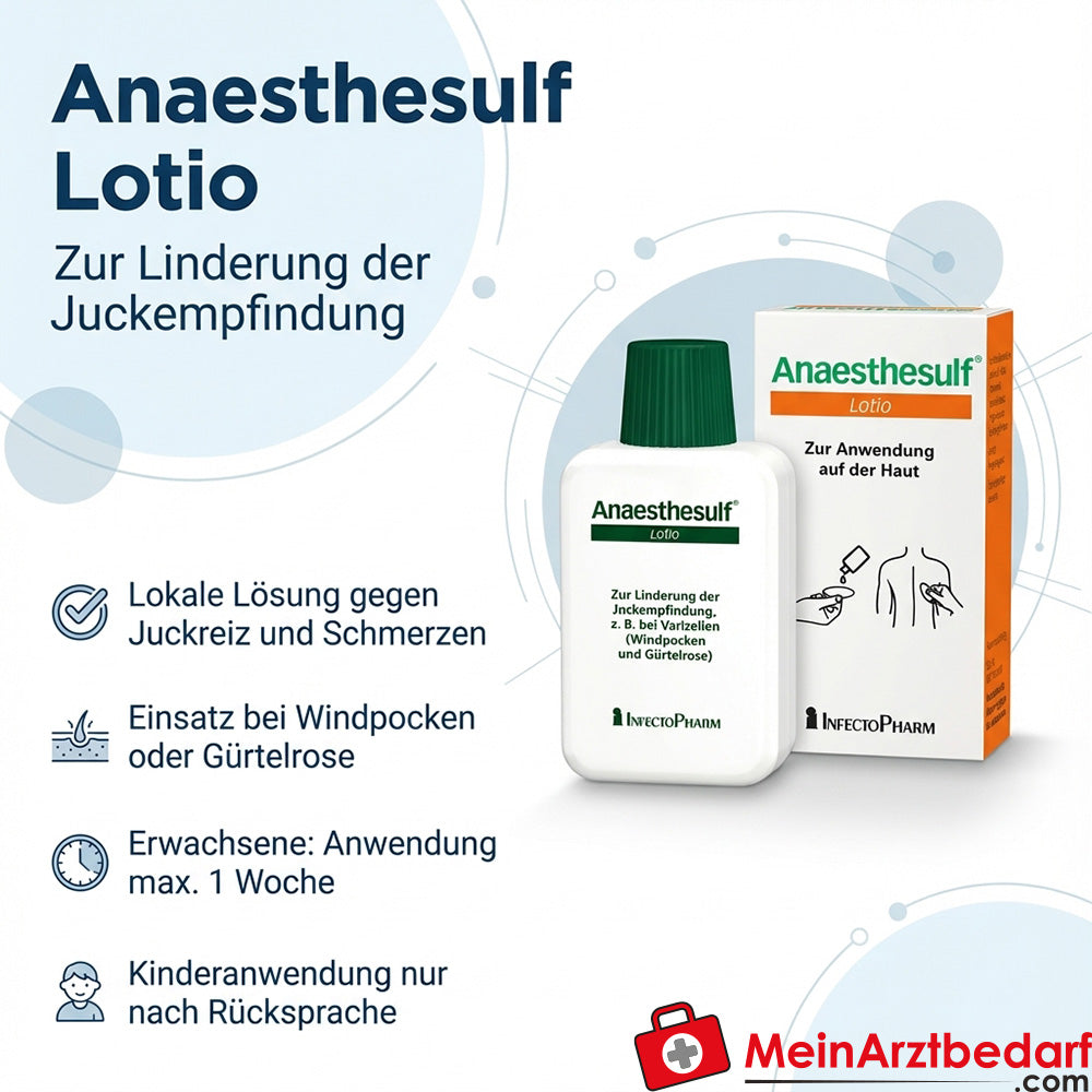 Anaesthesulf Lotio Anestetico locale lotio 1 confezione
