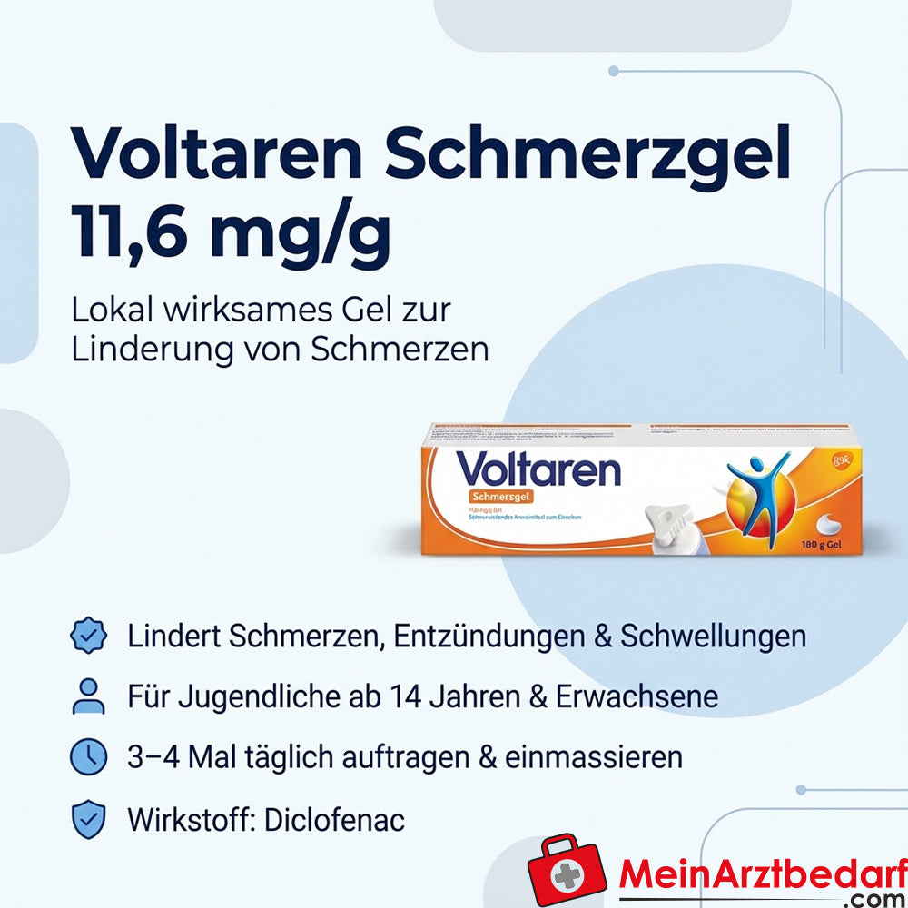 Voltaren pijngel 11,6 mg/g gel
