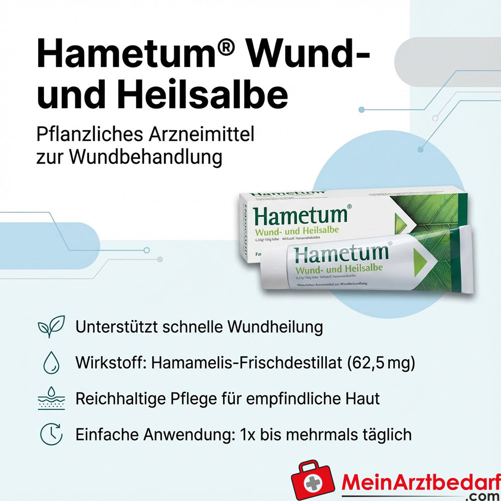 Maść na rany i gojenie Hametum Maść z destylatu oczaru wirginijskiego