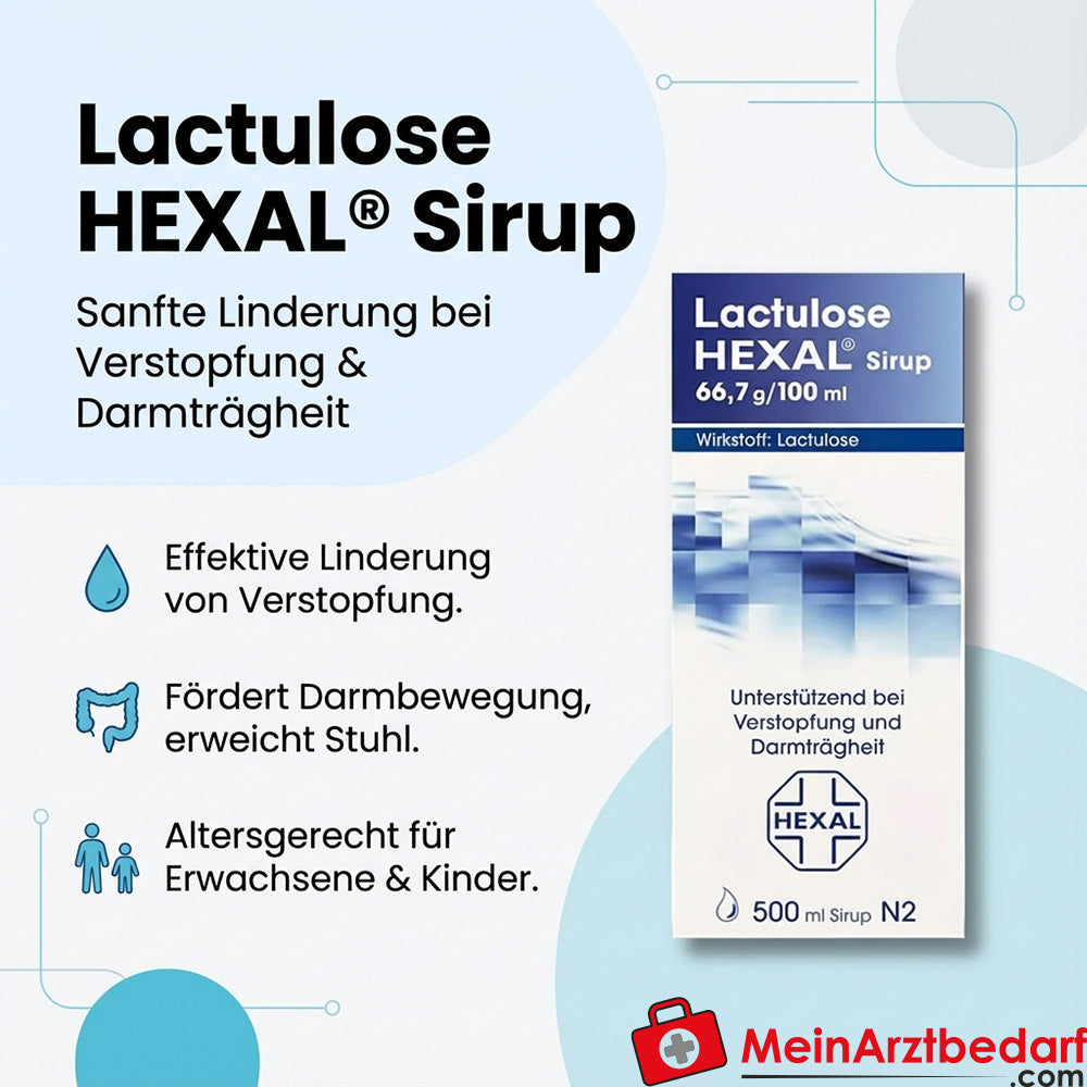 HEXAL Lactulosa 66,7 g jarabe