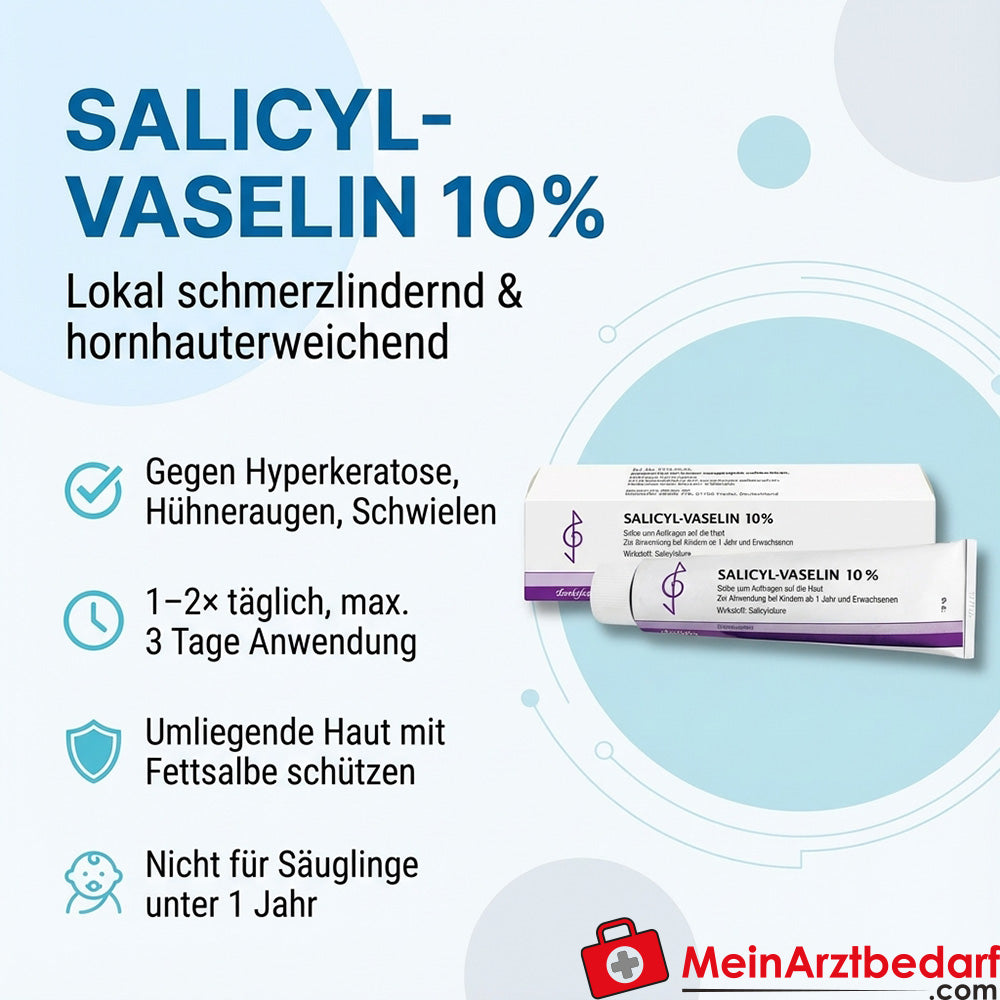 SALICYL-VASELIN Acide salicylique 10% pommade