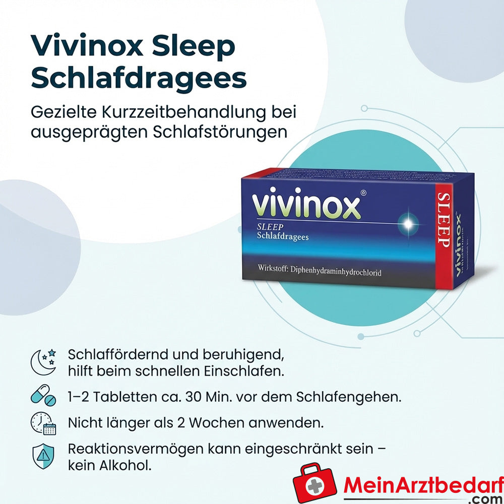 Vivinox Slaappastilles 20 stuks