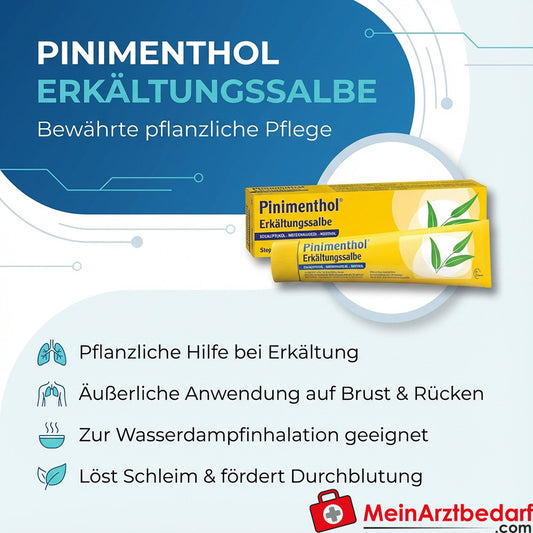 Pinimenthol pommade contre le rhume 50 g