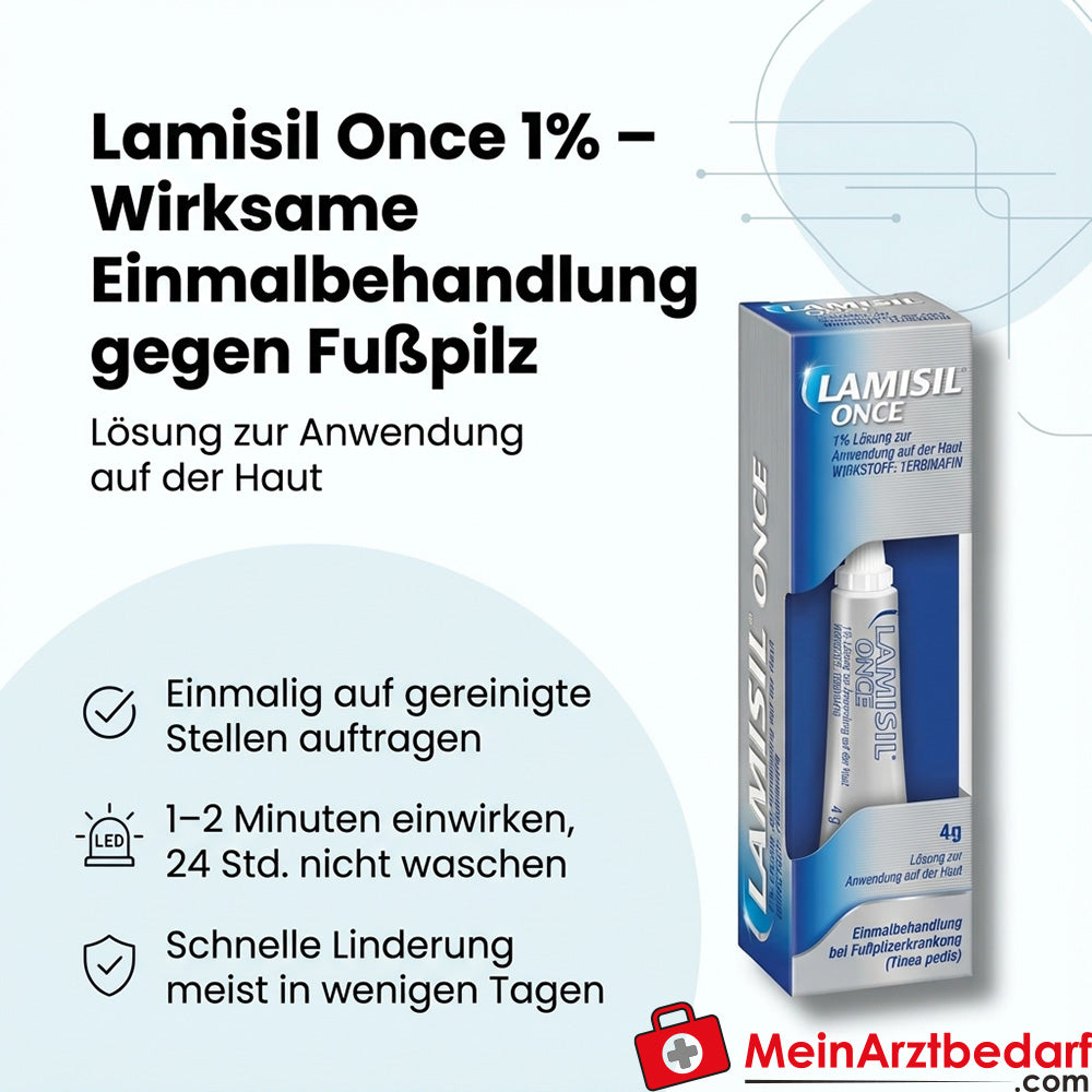 Lamisil Once 1% Lösung zur kutanen Anwendung Einmalanwendung