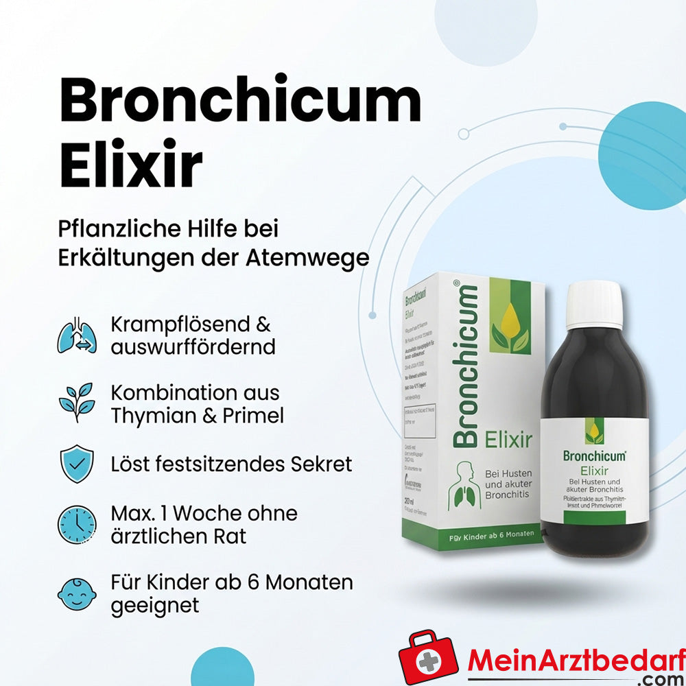 Bronchicum Elixir Tymianek i Pierwiosnek Roztwór doustny