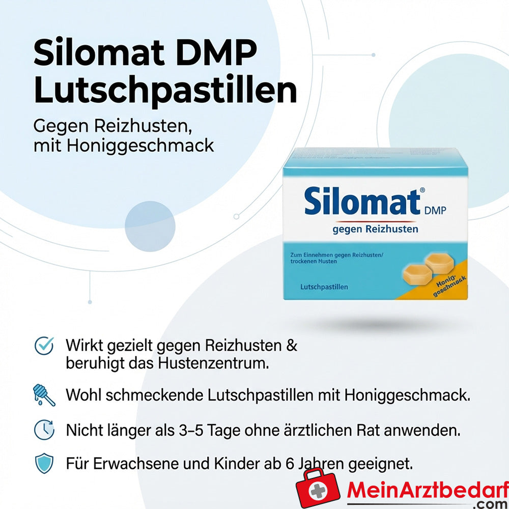 Silomat DMP Lutschpastillen Honiggeschmack gegen Reizhusten