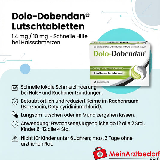 Dolo-Dobendan 1,4 mg/10 mg zuigtabletten verpakking