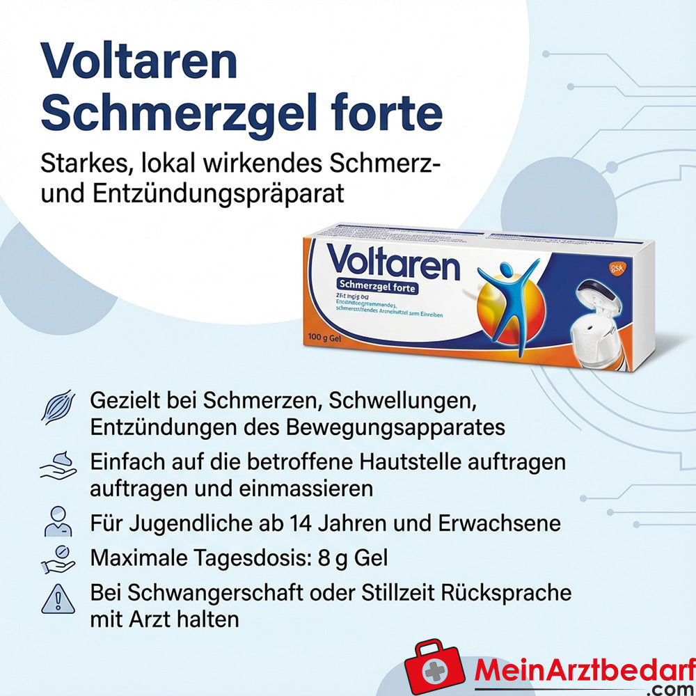 Voltaren dolor gel forte 23,2 mg/g gel