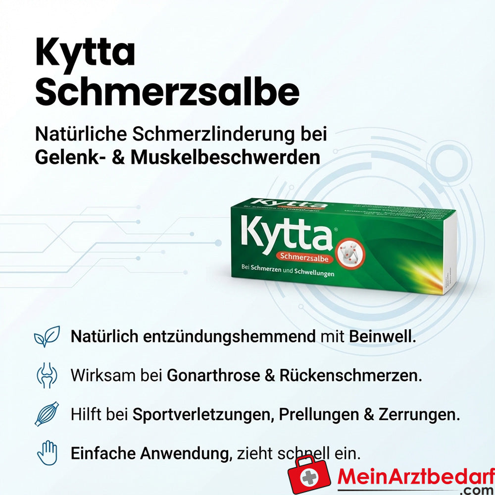 Kytta Schmerzsalbe mit Beinwell (Allantoin) Salbe