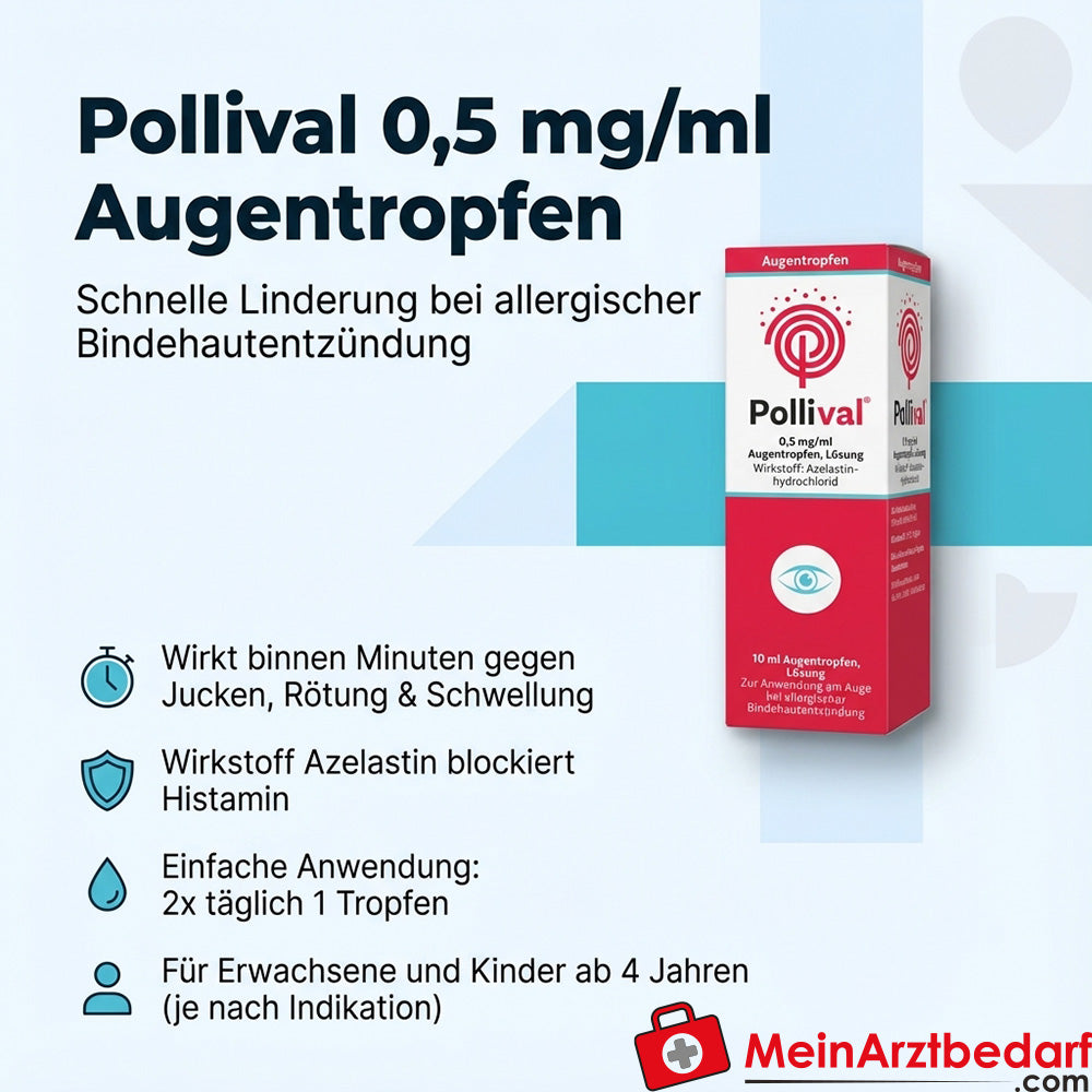 Pollival 0,5 mg/ml Augentropfen