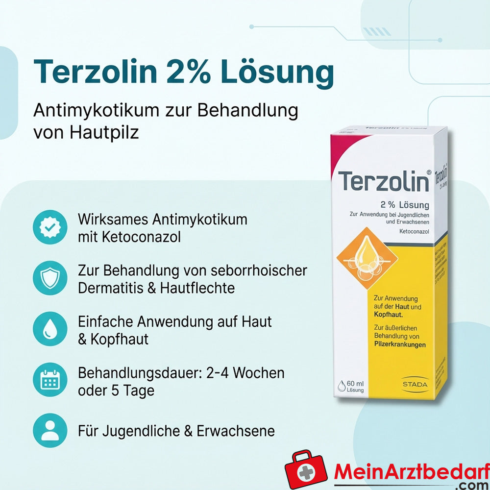 Terzolin Ketoconazol 2% Champú uso externo