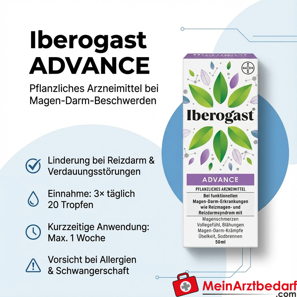 Iberogast ADVANCE gouttes à base de plantes contre les troubles gastro-intestinaux
