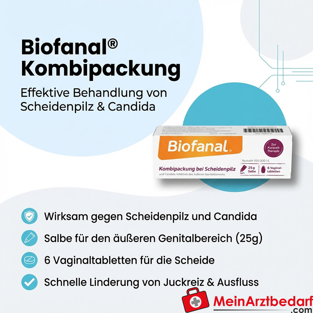 Biofanal Antimykotikum Vaginalsalbe und Vaginaltabletten Kombipackung