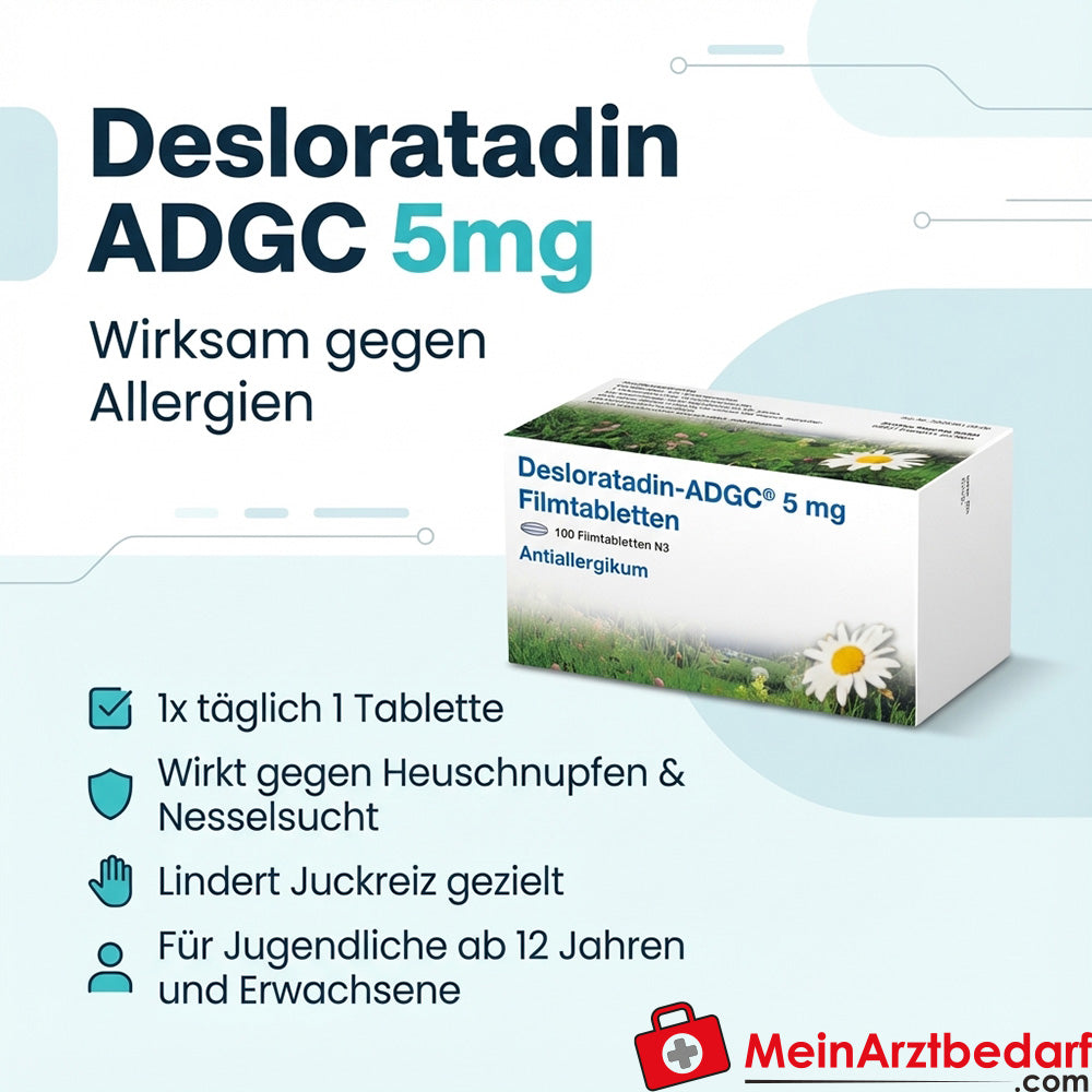 Desloratadin ADGC 5 mg Tabletten
