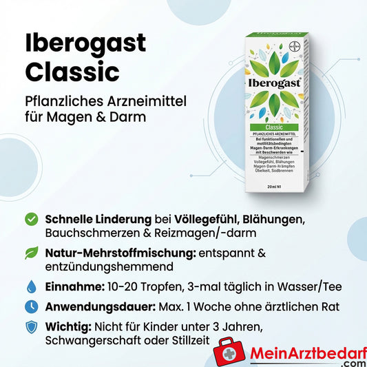 Iberogast Classic kruidenmengsel druppels met meerdere componenten