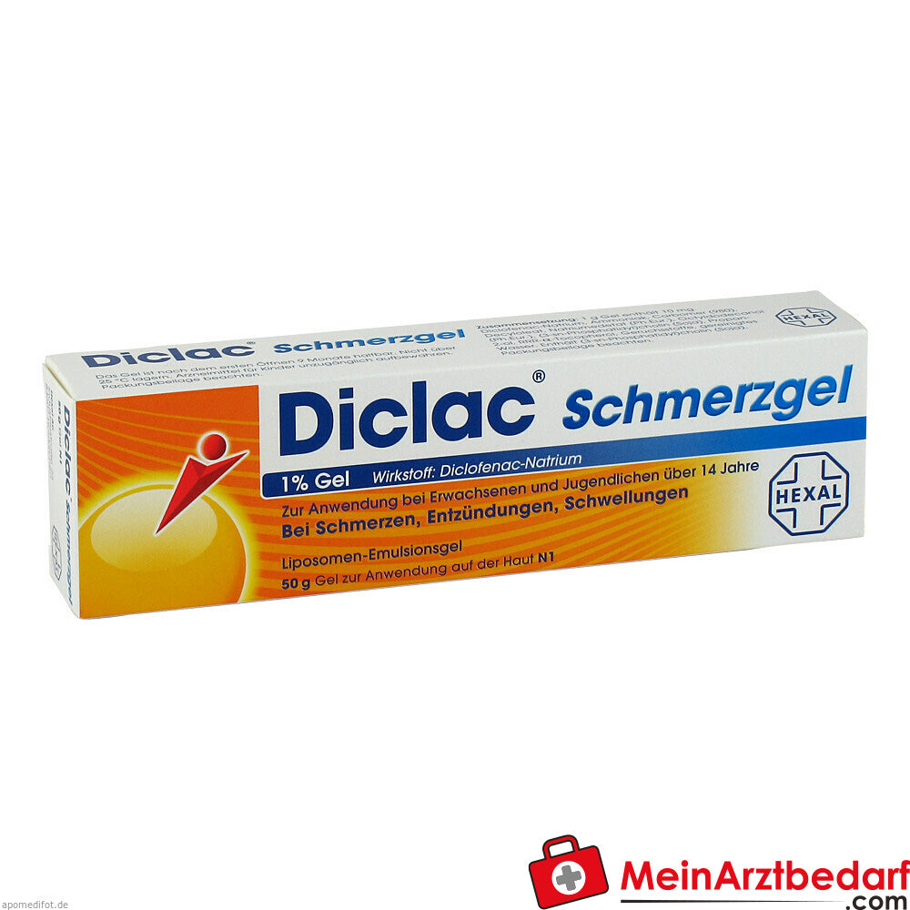 Diclac Schmerzgel 1%.