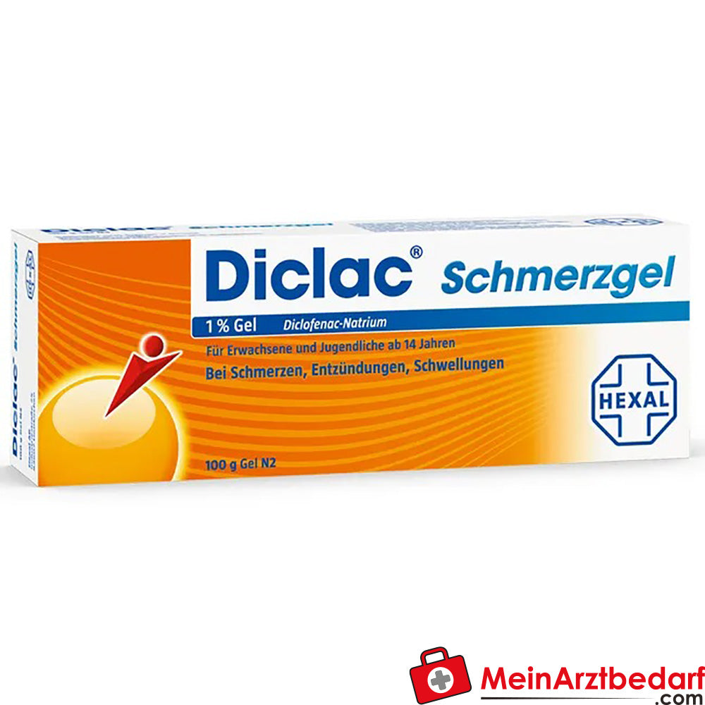 Diclac Schmerzgel 1%.