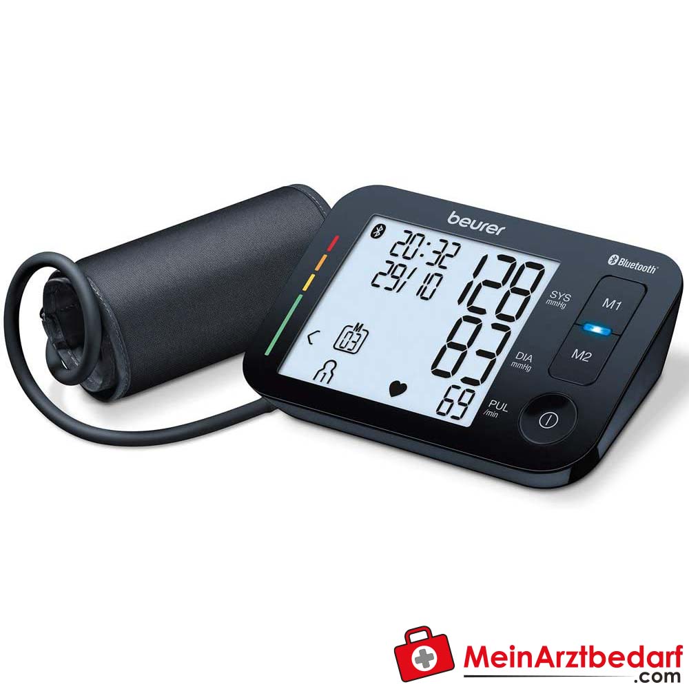Beurer BM 54 Bluetooth-Oberarm-Blutdruckmessgerät.