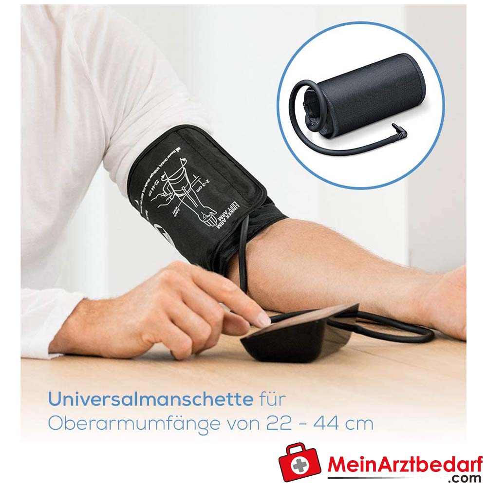 Beurer BM 54 Bluetooth-Oberarm-Blutdruckmessgerät.