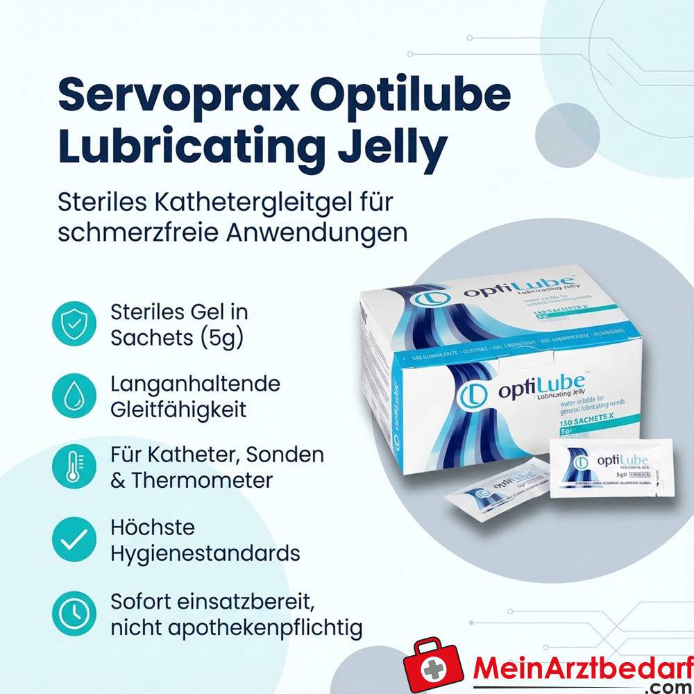 Servoprax Kathetergleitgel steril, gebrauchsfertiges Gel