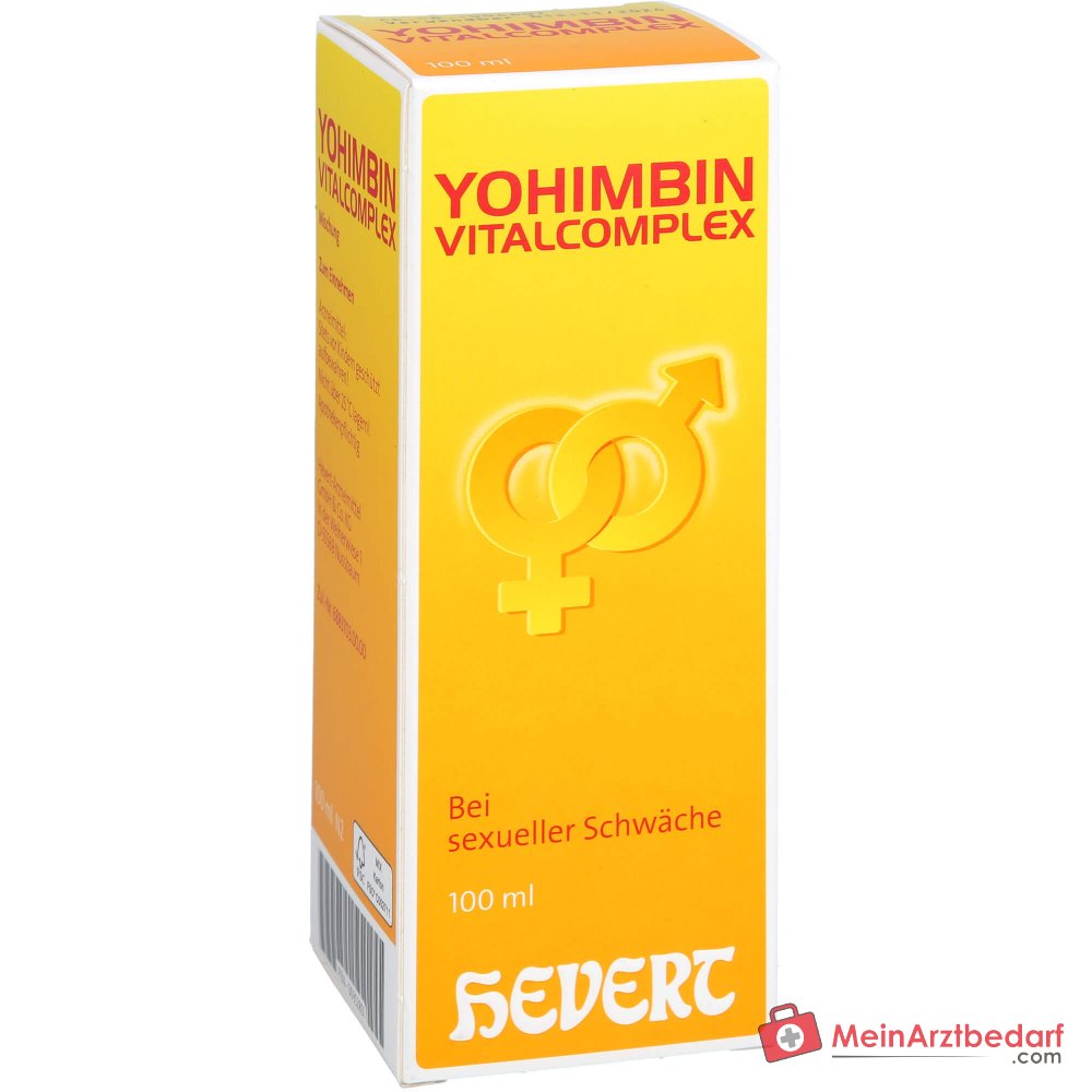 Hevert Yohimbin Vitalcomplex Acidum picrinicum / Damiana / Strychninum phosphoricum / Yohimbinum hydrochloricum Tropfen, 200 ml