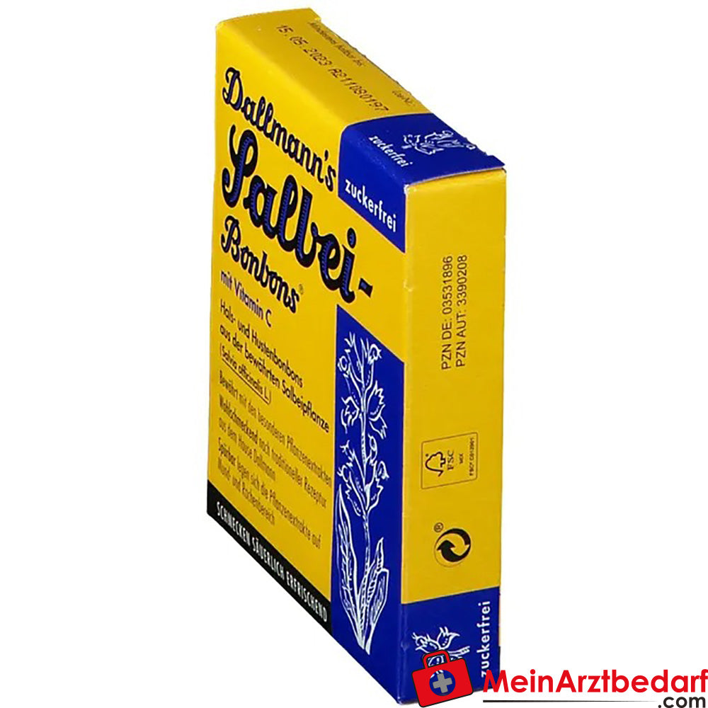 DALLMANNS® Salbeibonbons zuckerfrei, 20 St..