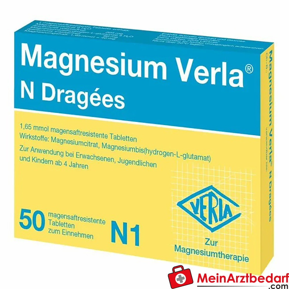 Magnesium Verla® N Dragées.