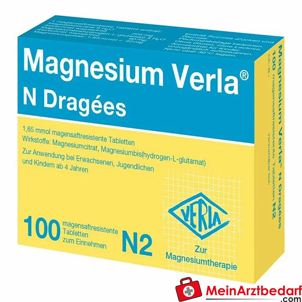 Magnesium Verla® N Dragées.