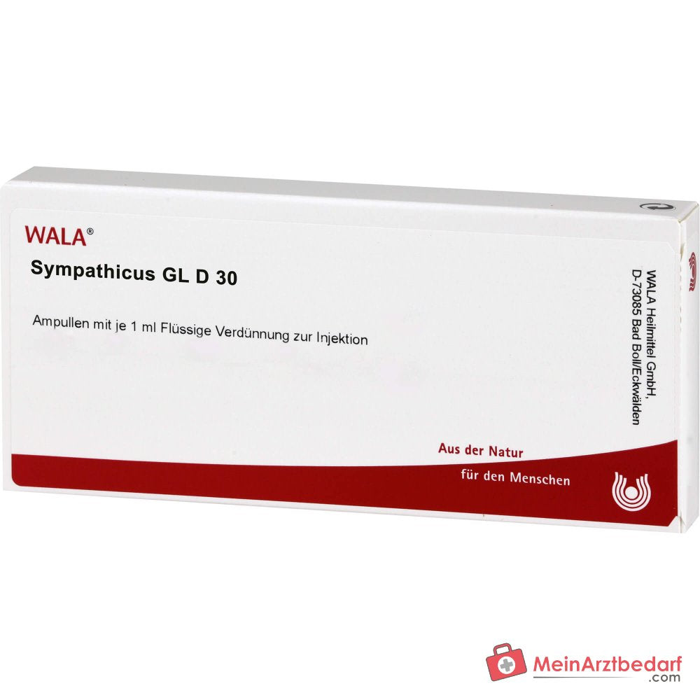 WALA Sympathicus Gl D30 Truncus sympathicus bovis Ampullen, 10 x 1 ml