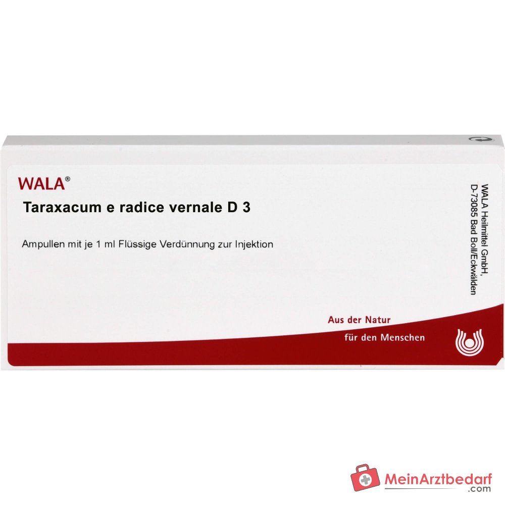 WALA Taraxacum e radice vernale D3 Loewenzahnwurzel Ampullen, 10 x 1 ml
