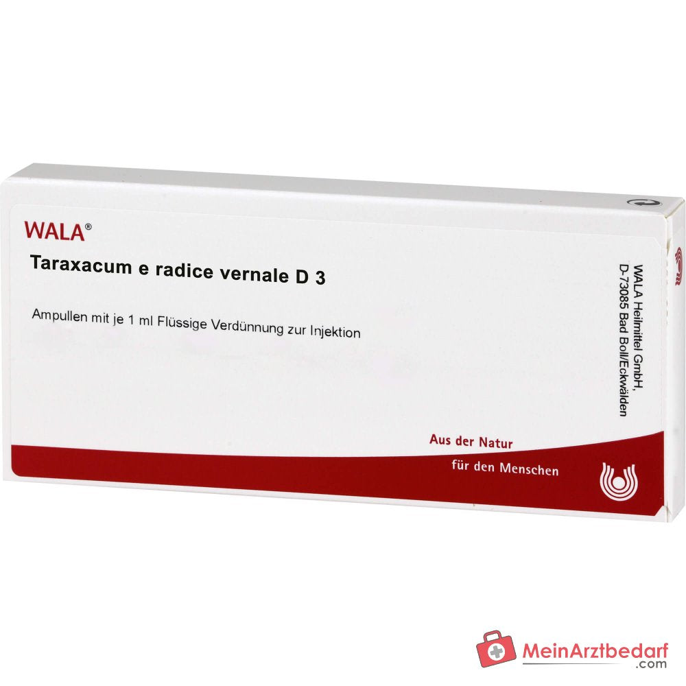 WALA Taraxacum e radice vernale D3 Loewenzahnwurzel Ampullen, 10 x 1 ml