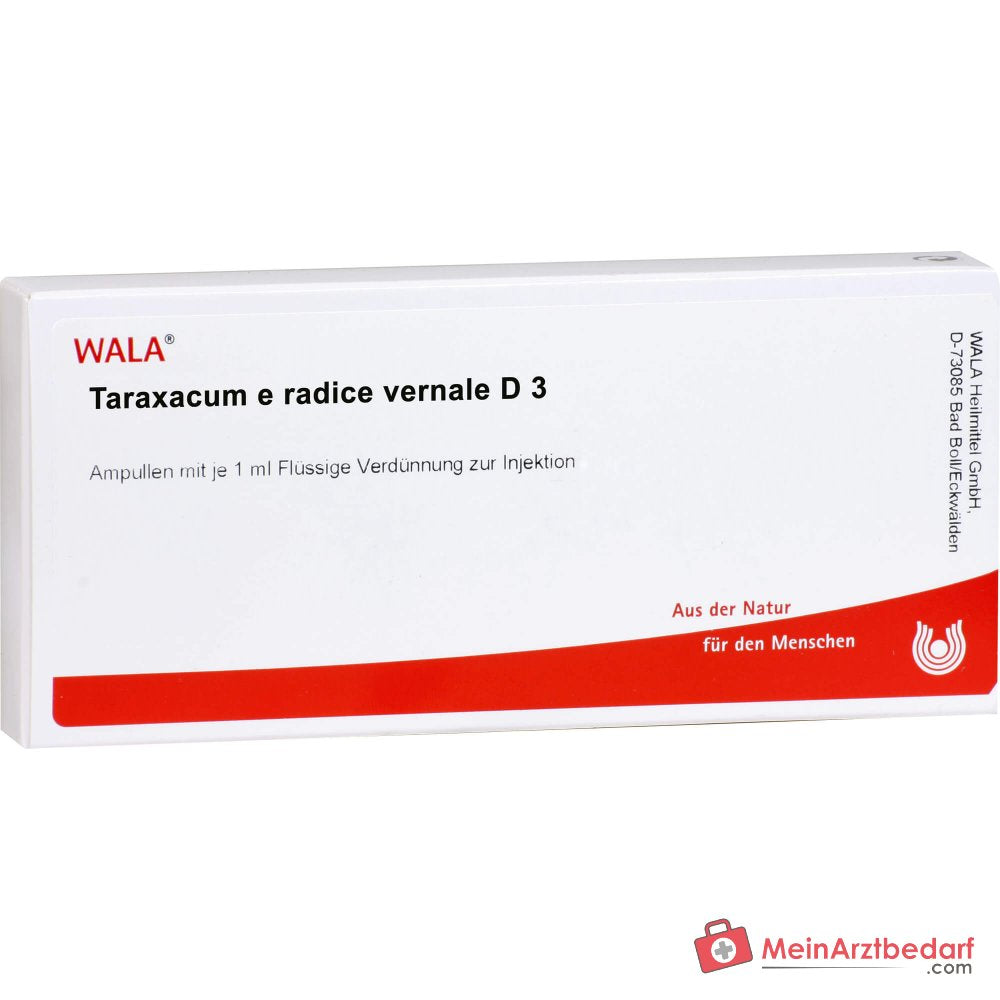 WALA Taraxacum e radice vernale D3 Loewenzahnwurzel Ampullen, 10 x 1 ml
