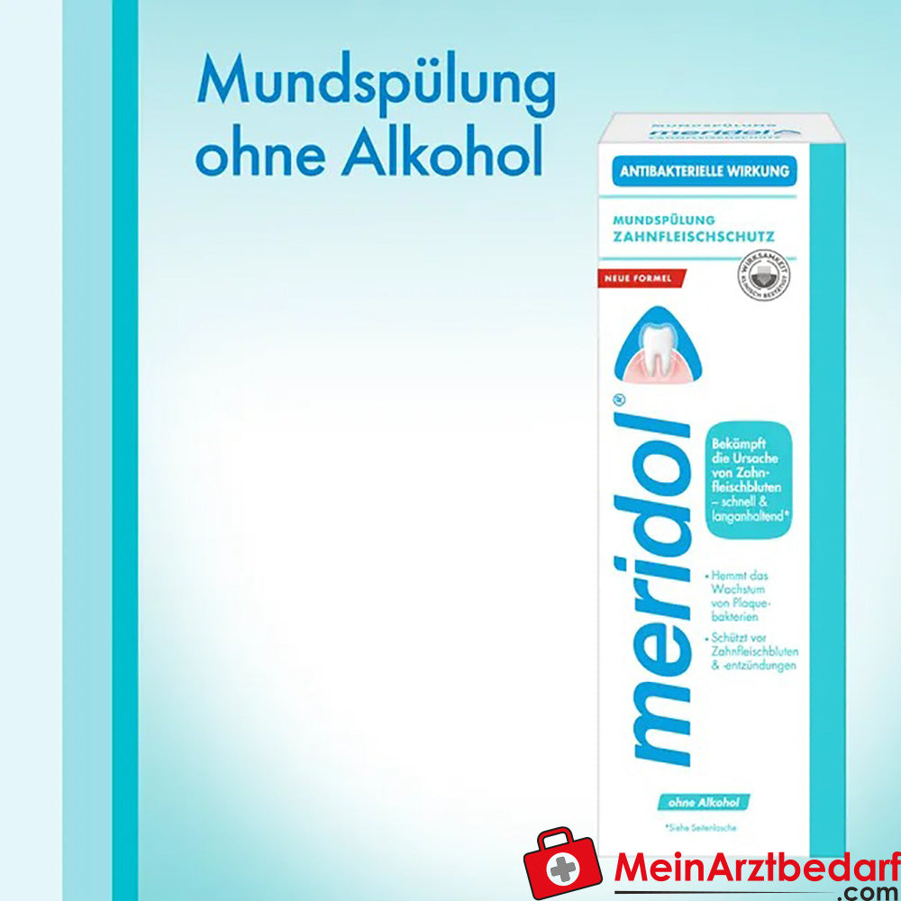 meridol Zahnfleischschutz antibakterielle Mundspülung, 400ml.
