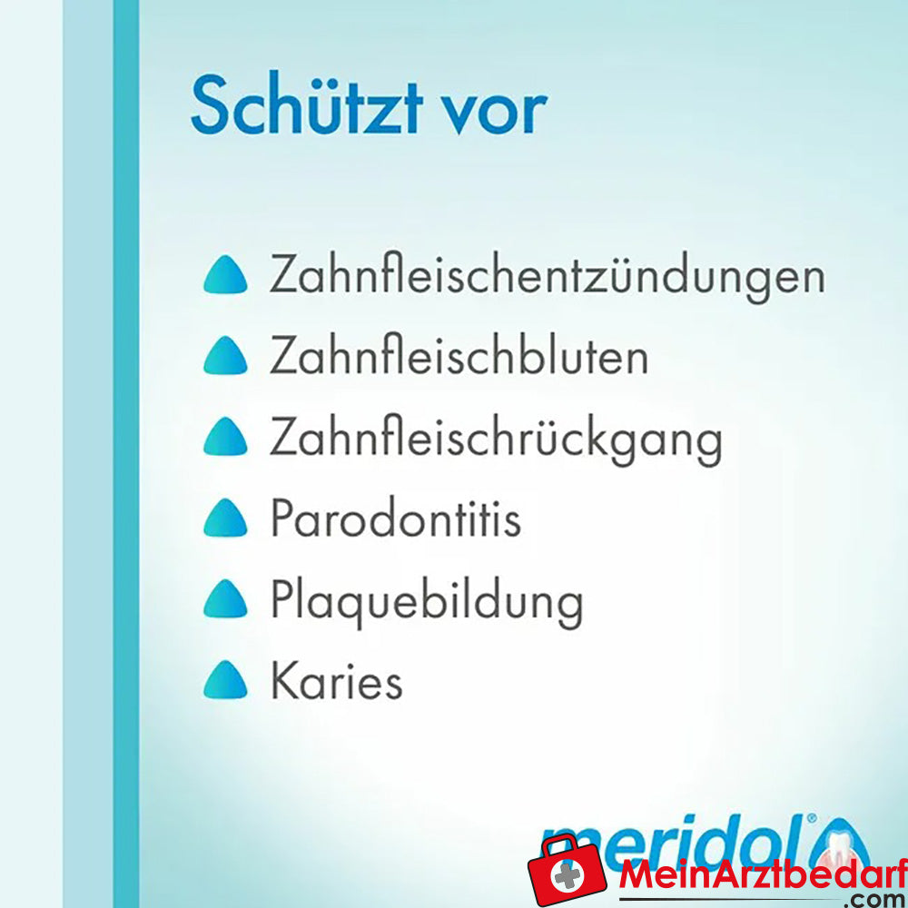 meridol Zahnfleischschutz antibakterielle Mundspülung, 400ml.