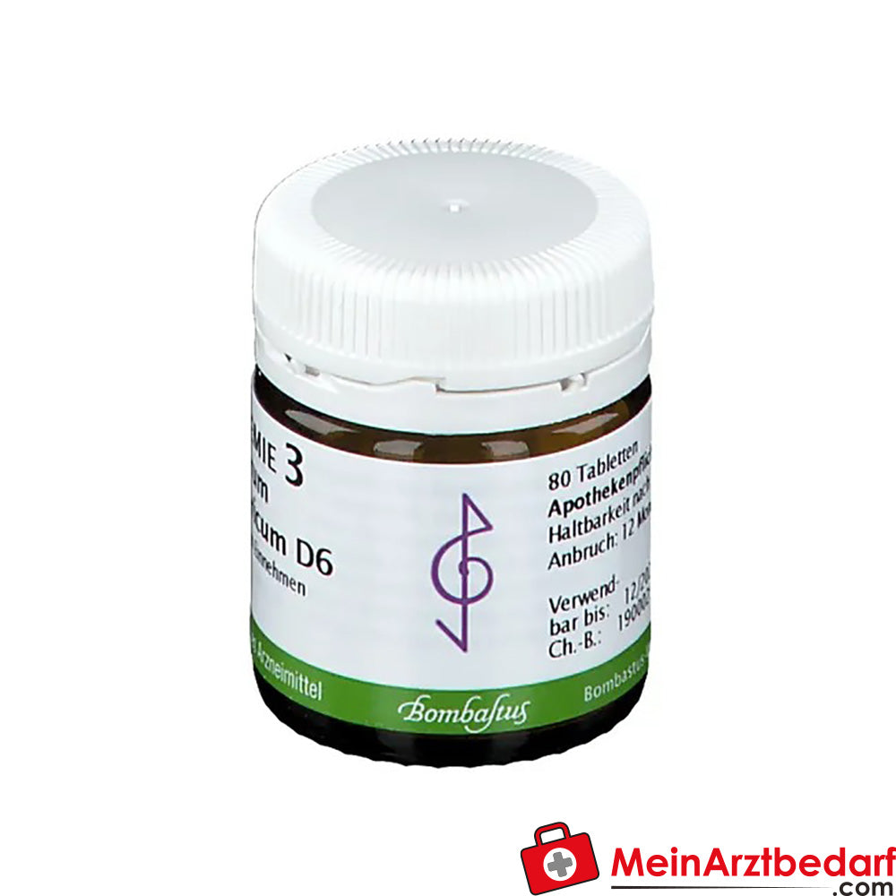 Bombastus Biochemie 3 Ferrum phosphoricum D 6 Tabletten.