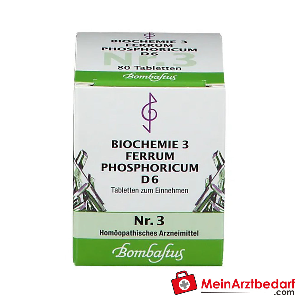 Bombastus Biochemie 3 Ferrum phosphoricum D 6 Tabletten.