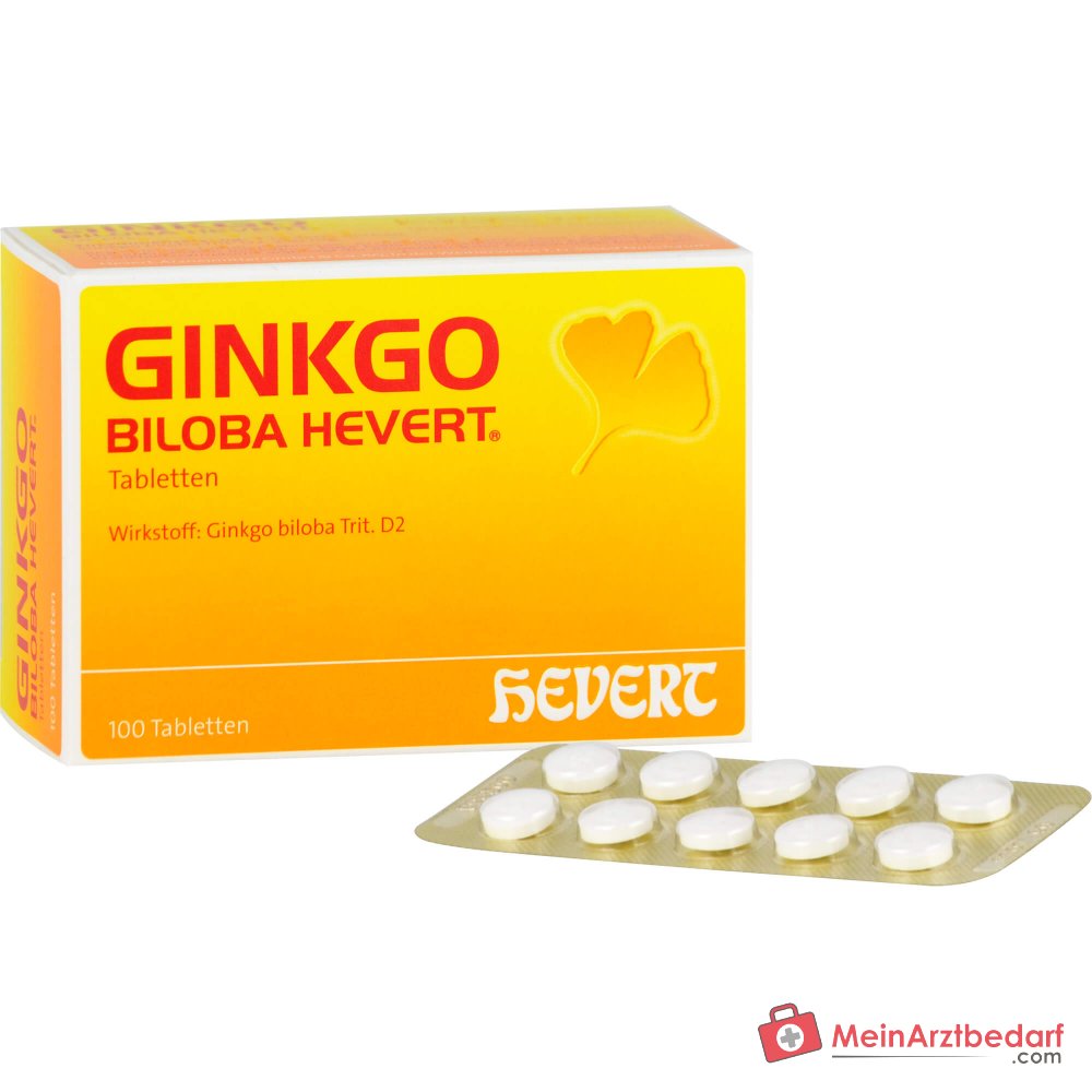 Hevert Ginkgo Biloba Comprimidos, 100 uds.