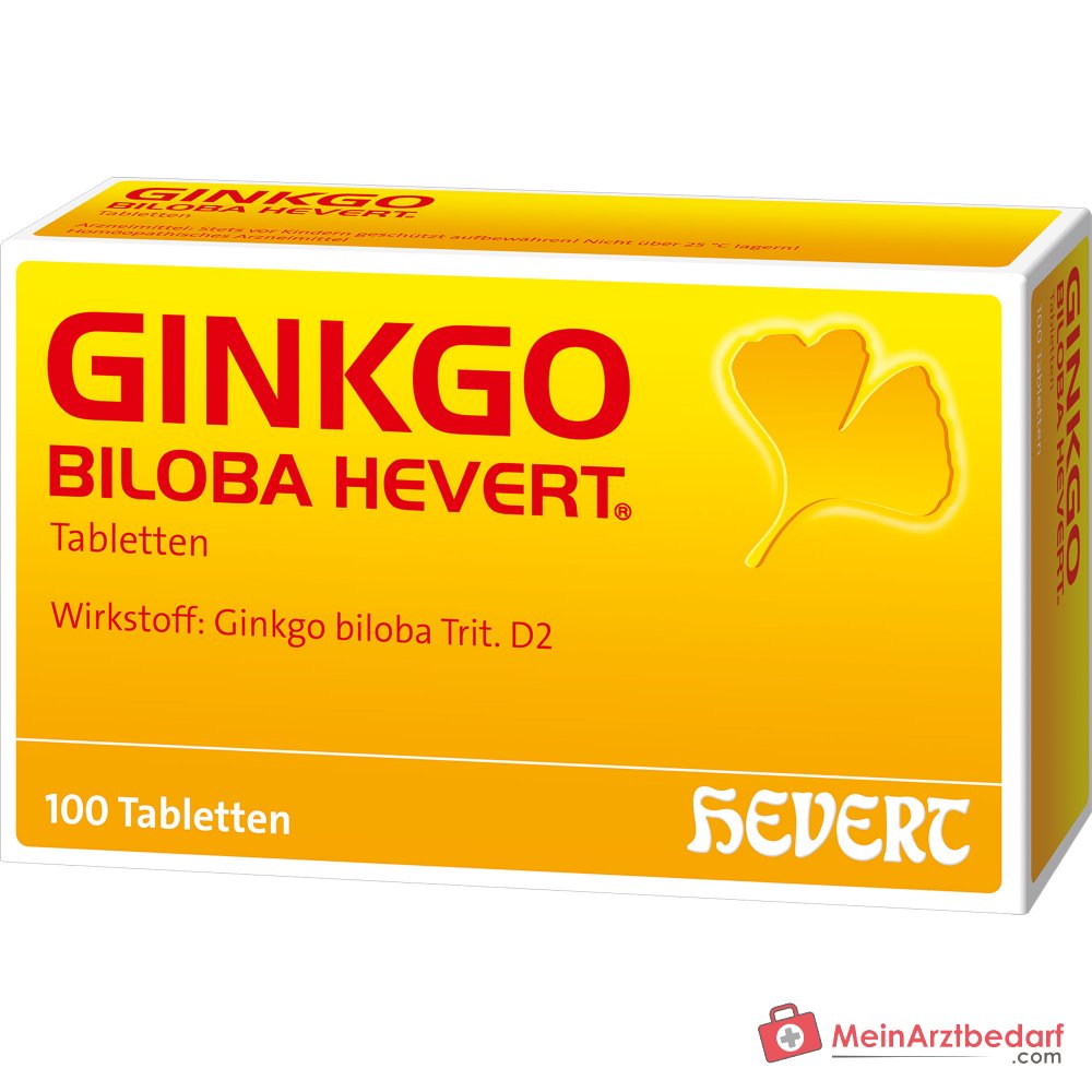 Hevert Ginkgo Biloba Comprimidos, 100 uds.
