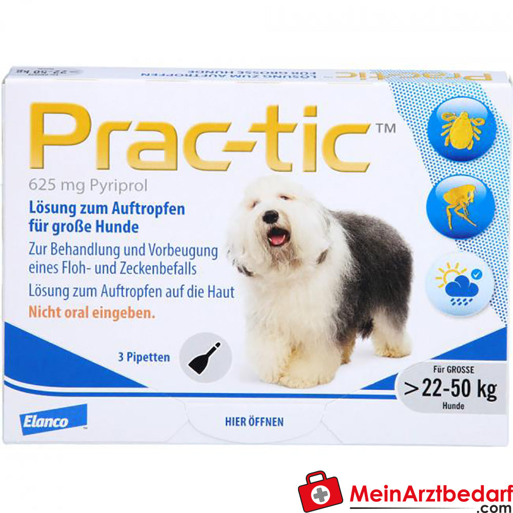Prac tic f gr Hunde22-50kg 3 St.