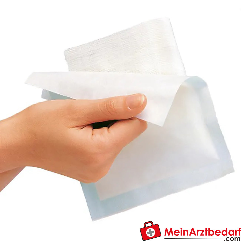 Gazin® Mullkompresse 5 cm x 5 cm unsteril 8 lagig, 100 St..