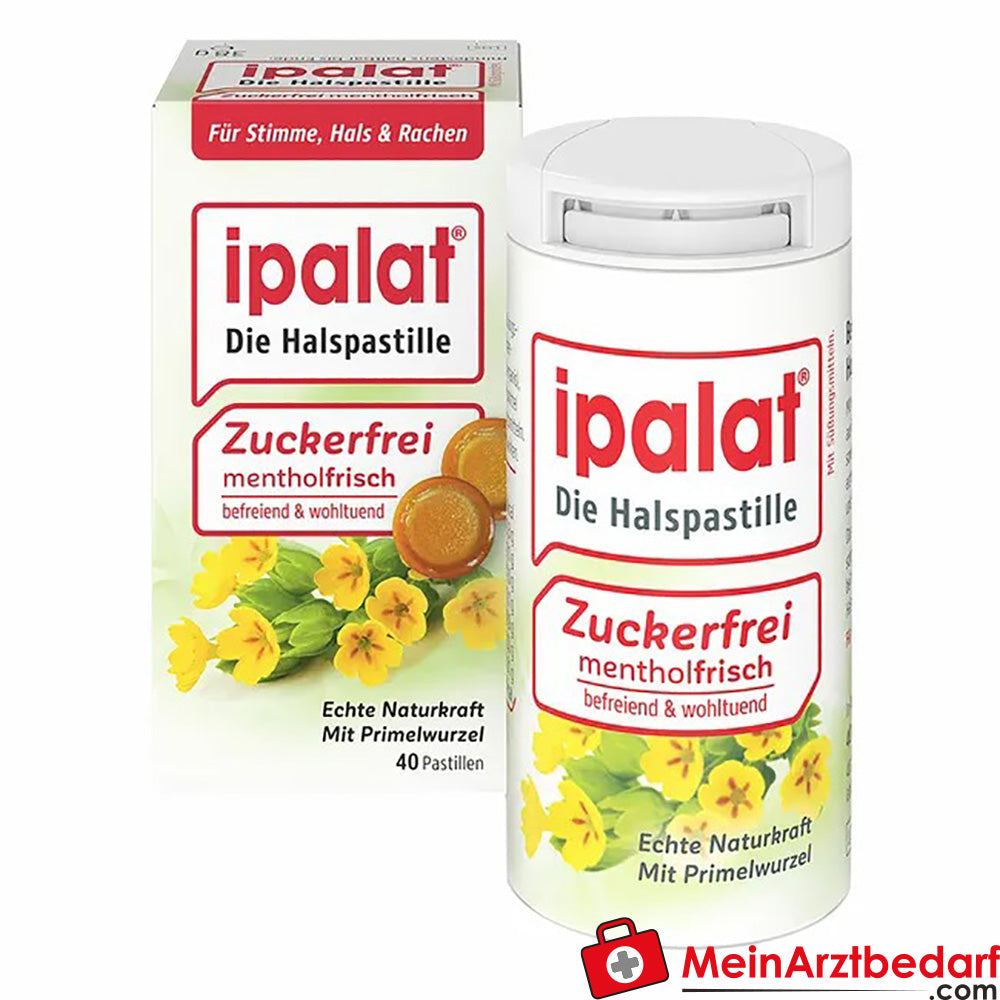 ipalat® Halspastillen zuckerfrei, 40 St..