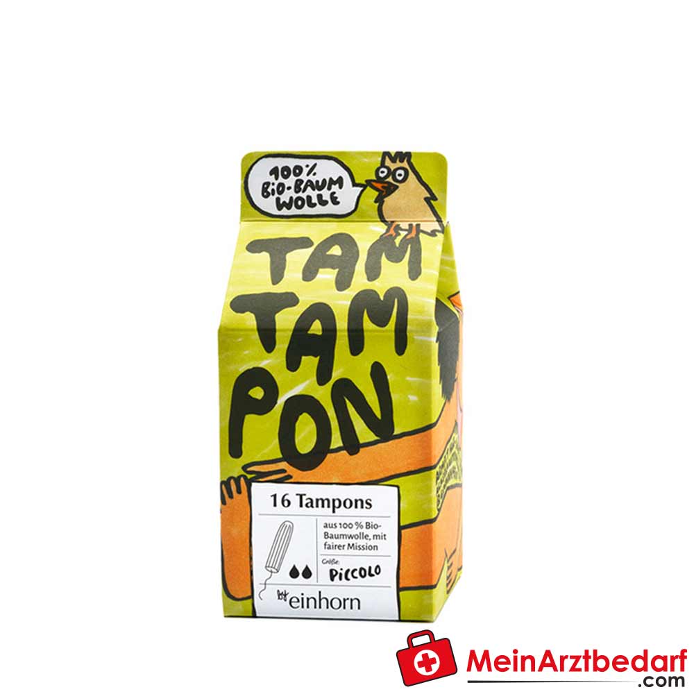 einhorn Tampons aus 100% Baumwolle, 16 St