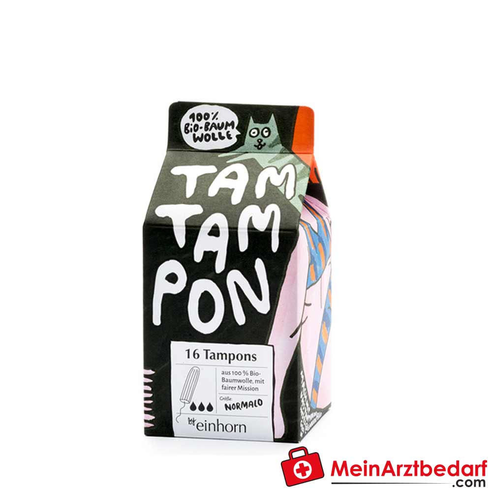 einhorn Tampons aus 100% Baumwolle, 16 St